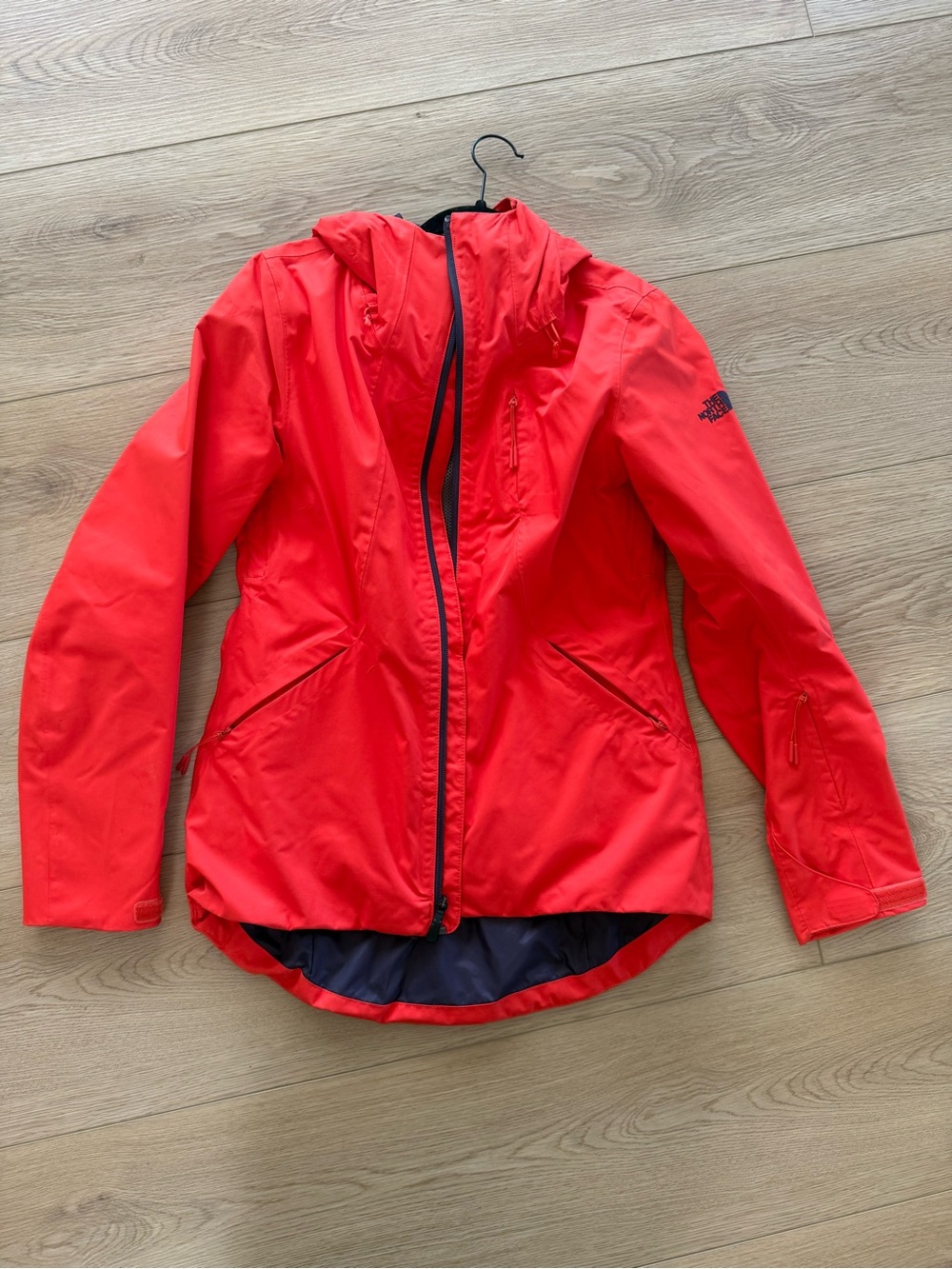 The North Face Women's Bright Red Hooded Ski Jacket